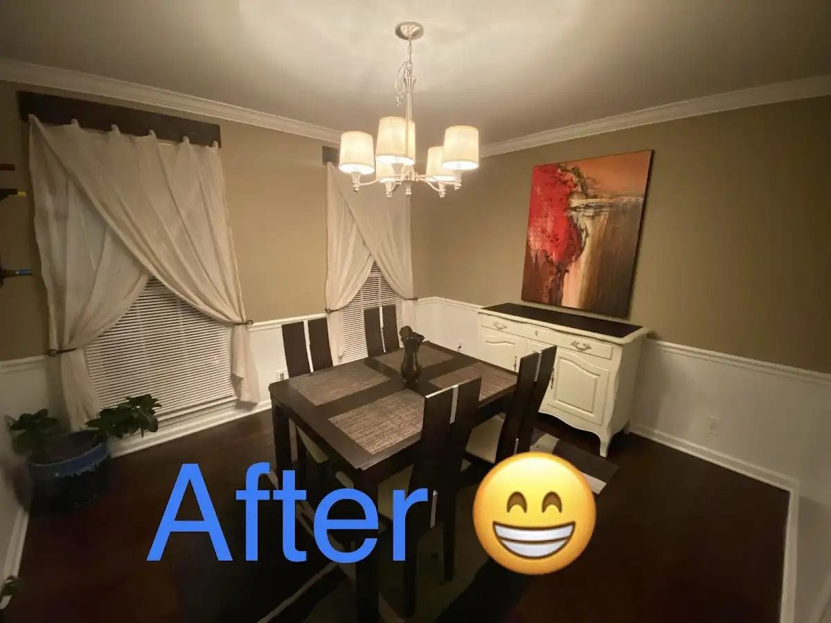 Professional dining room restoration after water damage in Briar