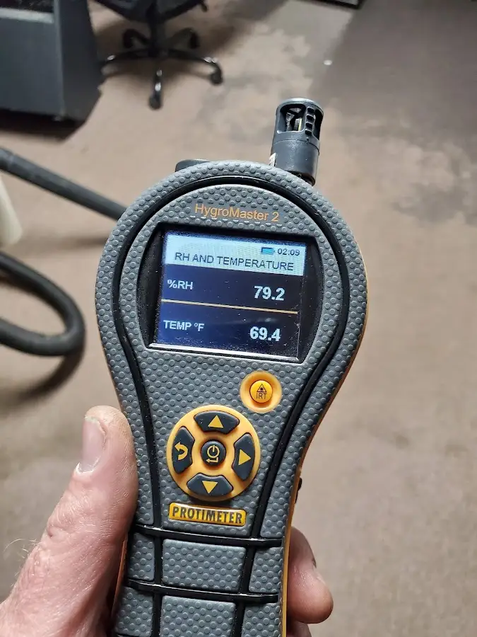 Moisture meter humidity assessment for Fire & Smoke Damage Restoration in Briar